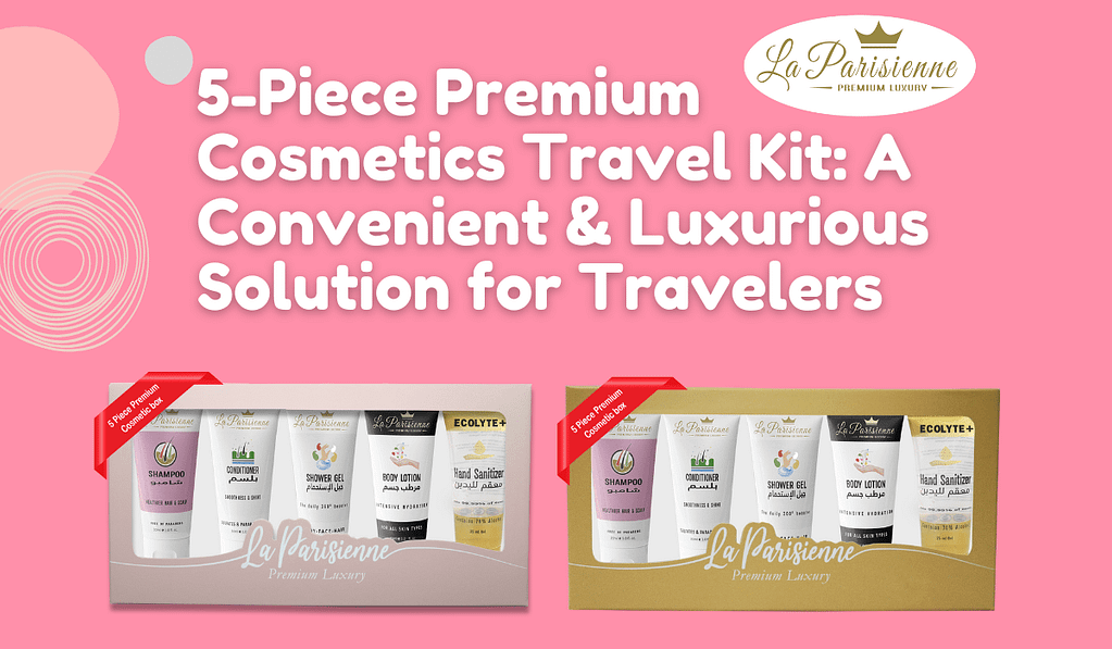 5-Piece Premium Cosmetics Travel Kit