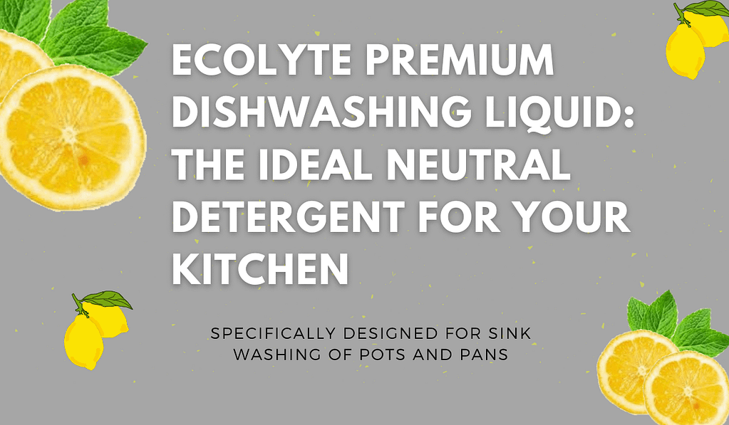Ecolyte Premium Dishwashing Liquid: The Ideal Neutral Detergent for Your Kitchen