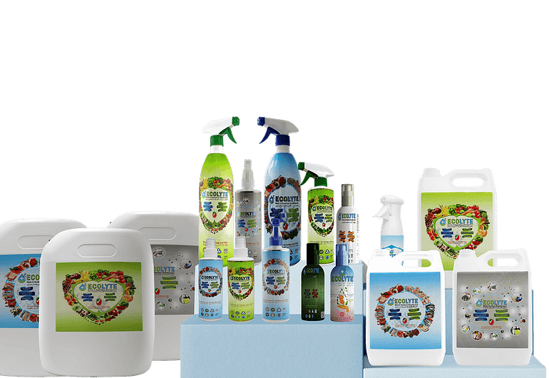 Ecolyte disinfectant products